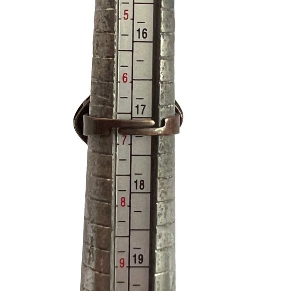 Vintage Cocktail Ring Pink Glass Rhinestones Aurora Borealis Adjustable 6.75 - Picture 3 of 3